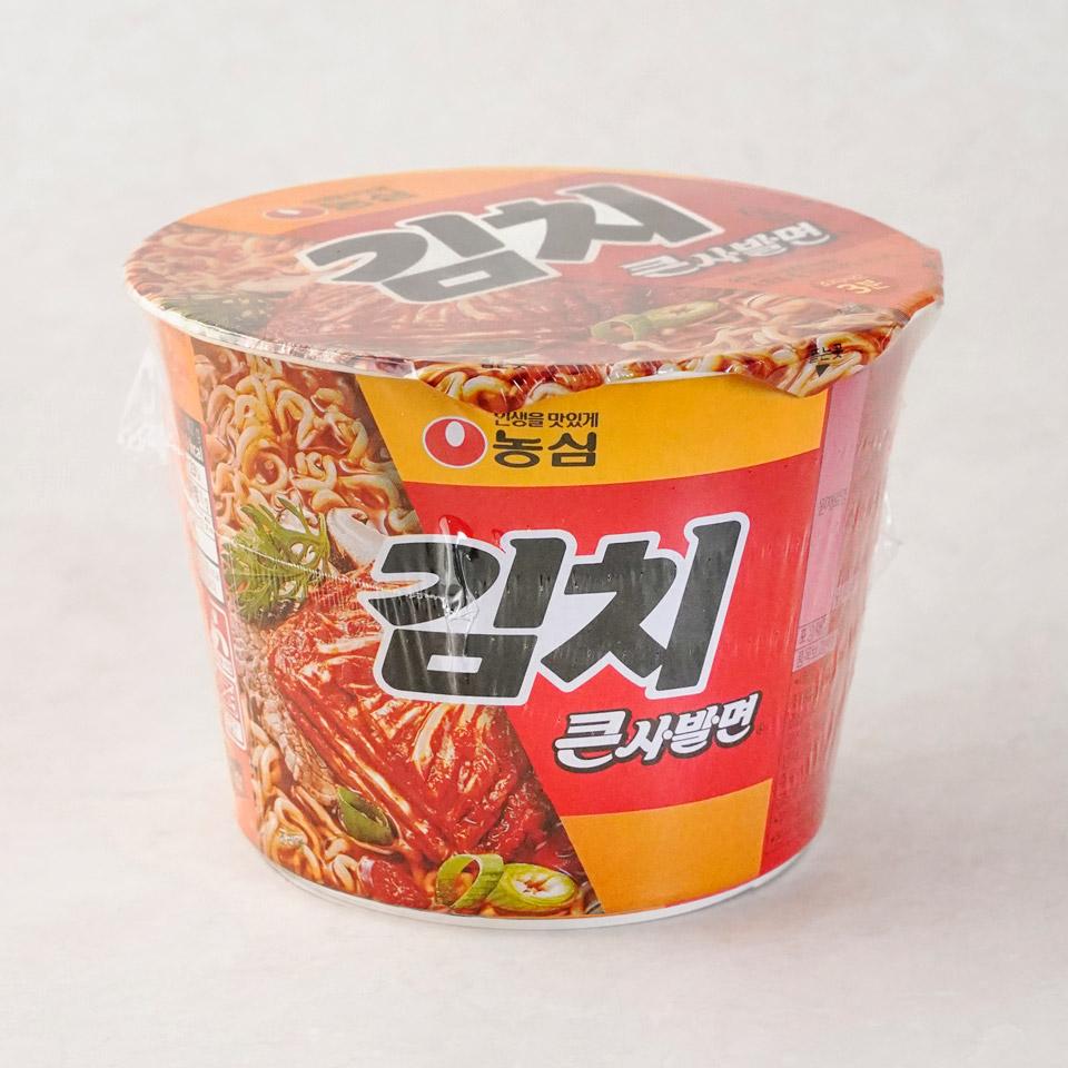 메가마트 농심 김치 큰사발 컵라면 112g - 상품 이미지