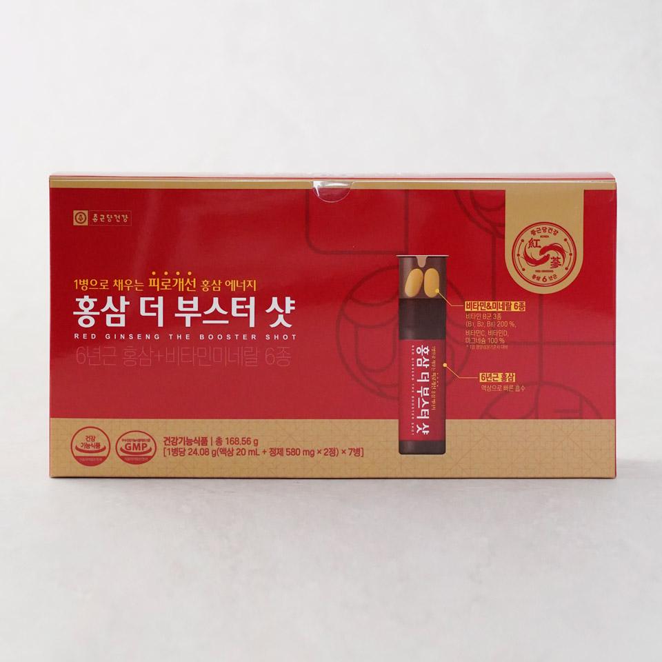 메가마트 종근당건강 홍삼 더부스터샷 7병 168.56g (24.08gx7병) - 메인 이미지