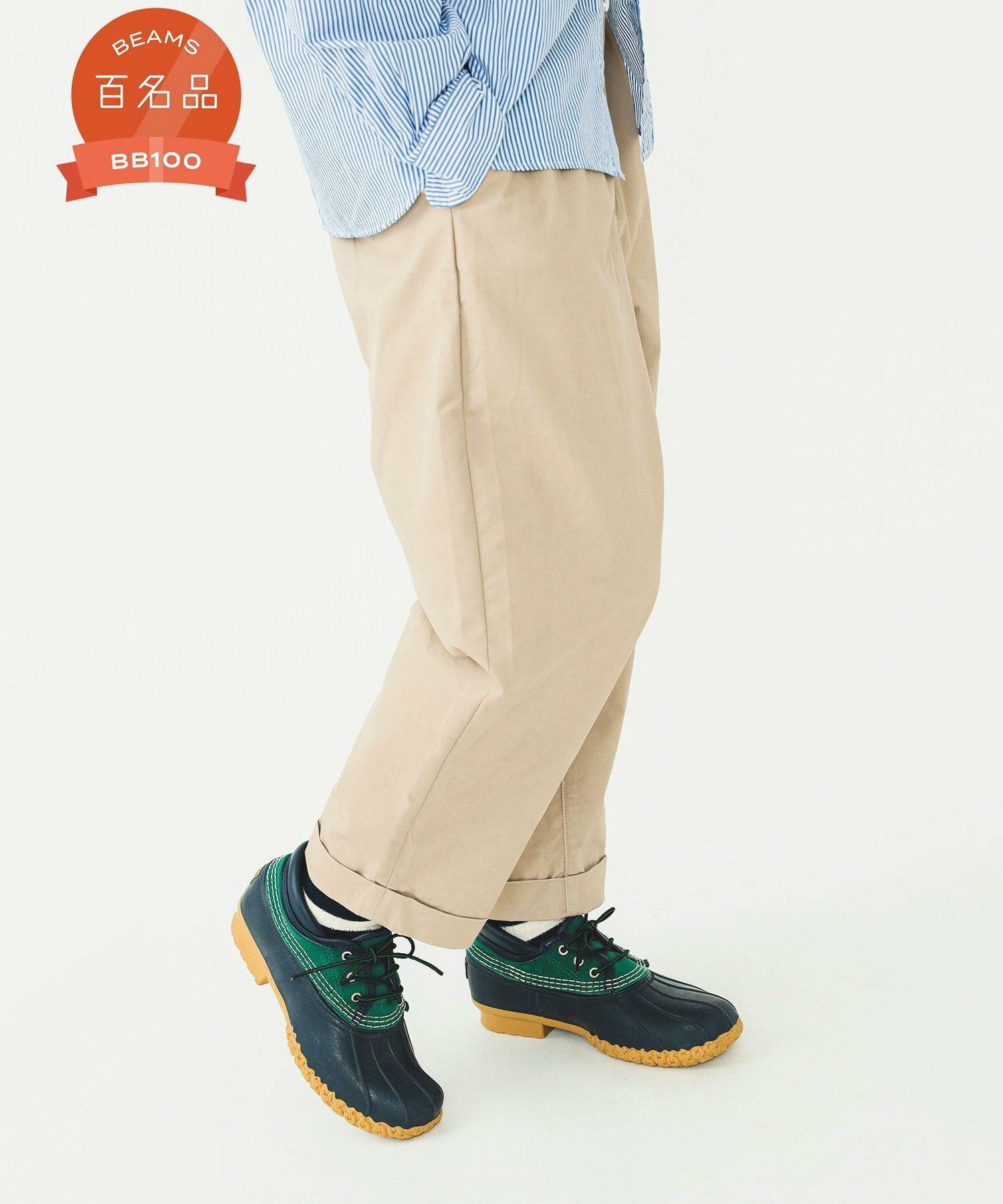 빔즈 BEAMS PLUS 2Pleats 플리츠 트윌 코듀로이 팬츠 5컬러 - 상세 이미지 3