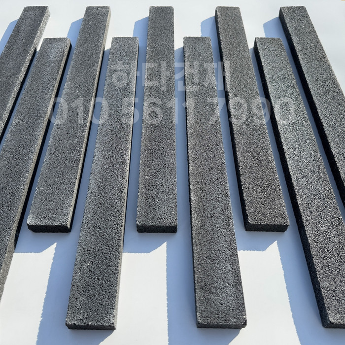 아이브 모노타일 500x50x20T 블랙 / 하다건재 와이드벽돌타일