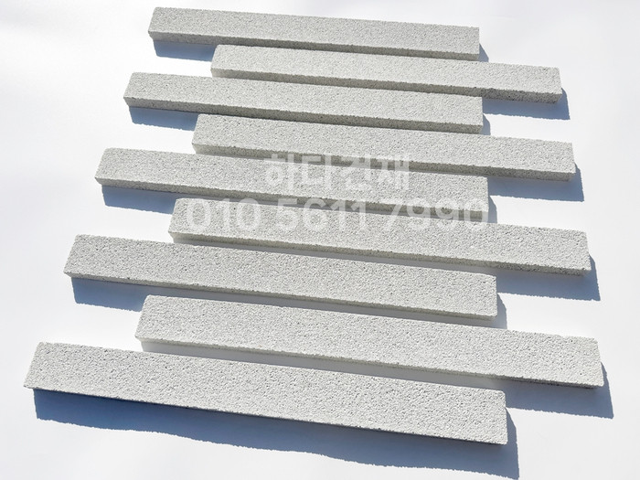 아이브 모노타일 500x50x20T 올화이트 / 하다건재 와이드벽돌타일