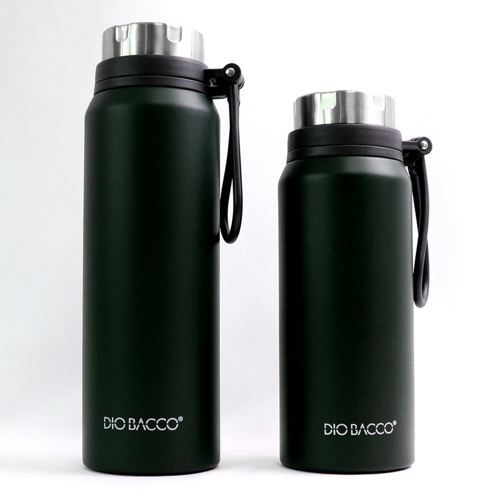 대용량 보온보냉 스텐 텀블러 군인 군대 안새는 완전밀폐 800ml, 카키 - 상세 이미지 3