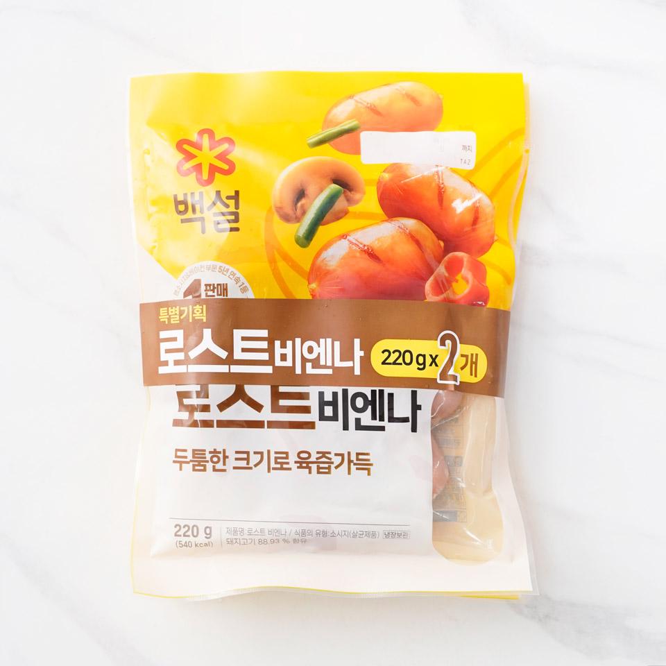 메가마트 CJ 백설 로스트 비엔나 소시지 기획 220gx2 - 상품 이미지
