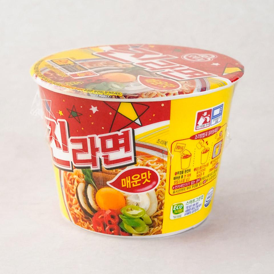 메가마트 오뚜기 진라면 매운맛 컵라면 큰컵 110g - 상세 이미지 2