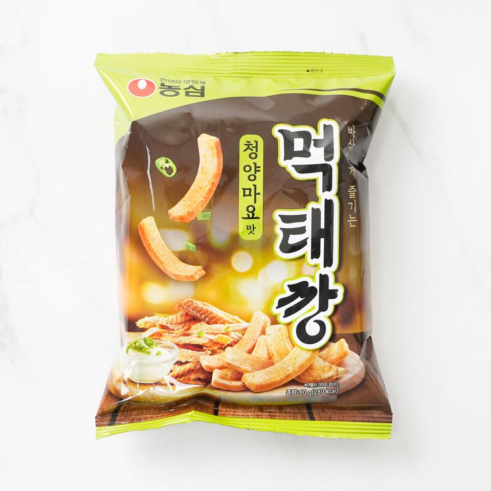 메가마트 농심 먹태깡 청양마요맛 60g