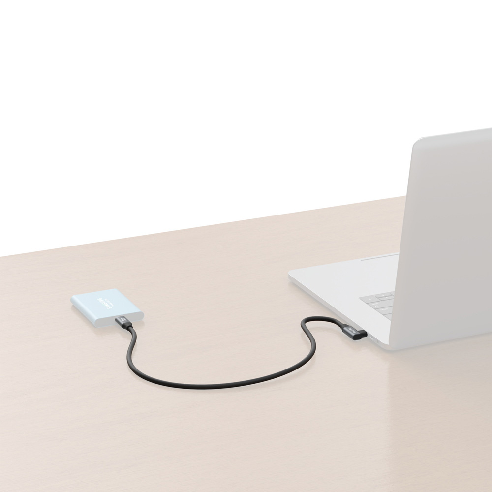 스몰리그 4790 USB-C to USB-C Right Angle 데이터 케이블 35cm - 상세 이미지 2
