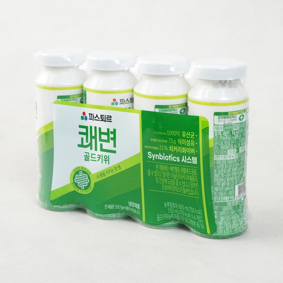 메가마트 롯데웰푸드 파스퇴르 쾌변 요구르트 골드키위 150mlx4개 - 상세 이미지 2
