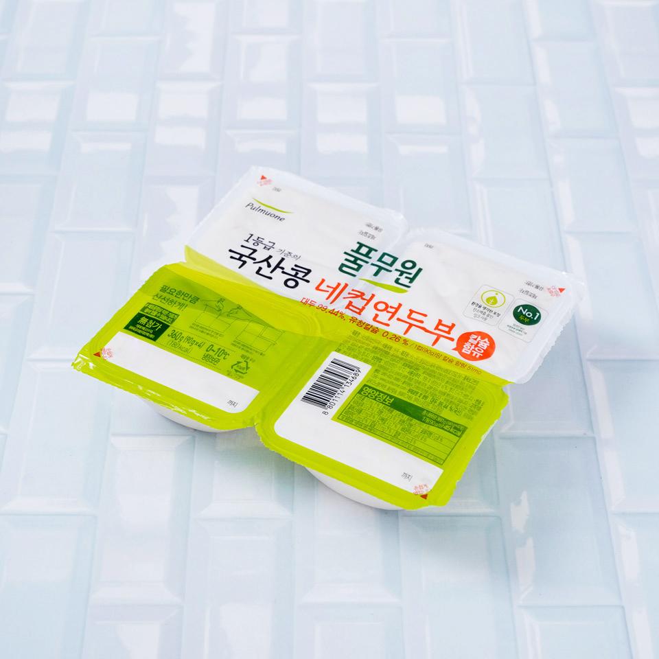 메가마트 풀무원 국산콩 네컵연두부 360g - 상세 이미지 2