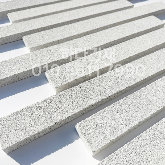 아이브 모노타일 500x50x20T 올화이트 / 하다건재 와이드벽돌타일