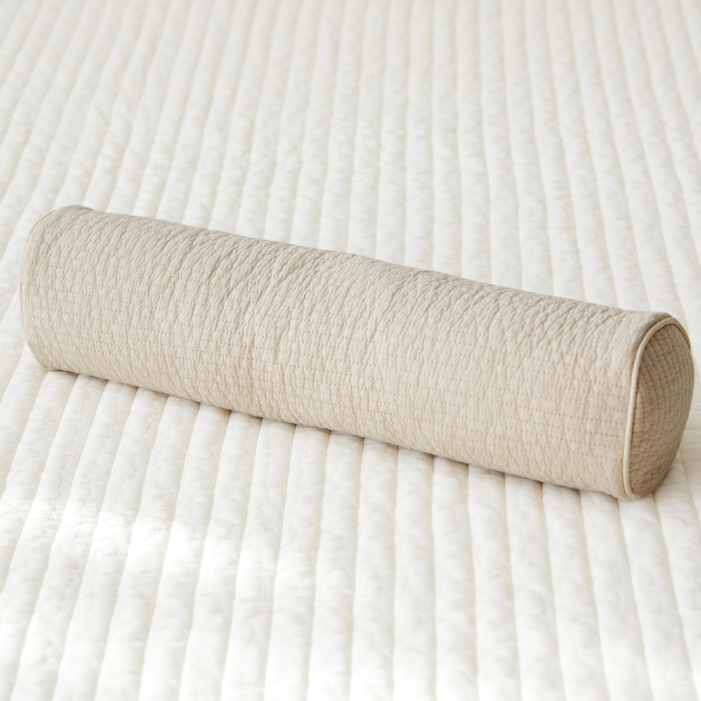 메밀베개 여름 시원한 경추 목베개 샌드베이지, 10x40cm