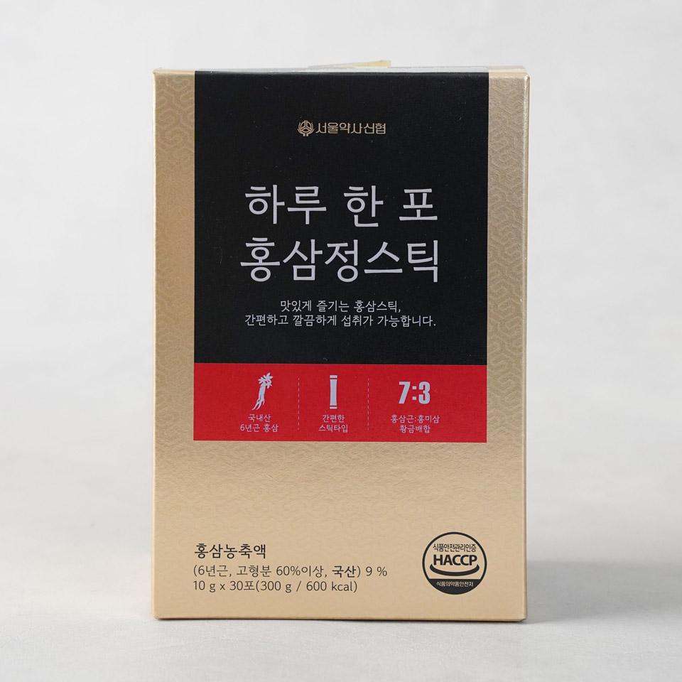메가마트 서울약사신협 하루한포 홍삼정스틱 10gx30포 - 상세 이미지 2