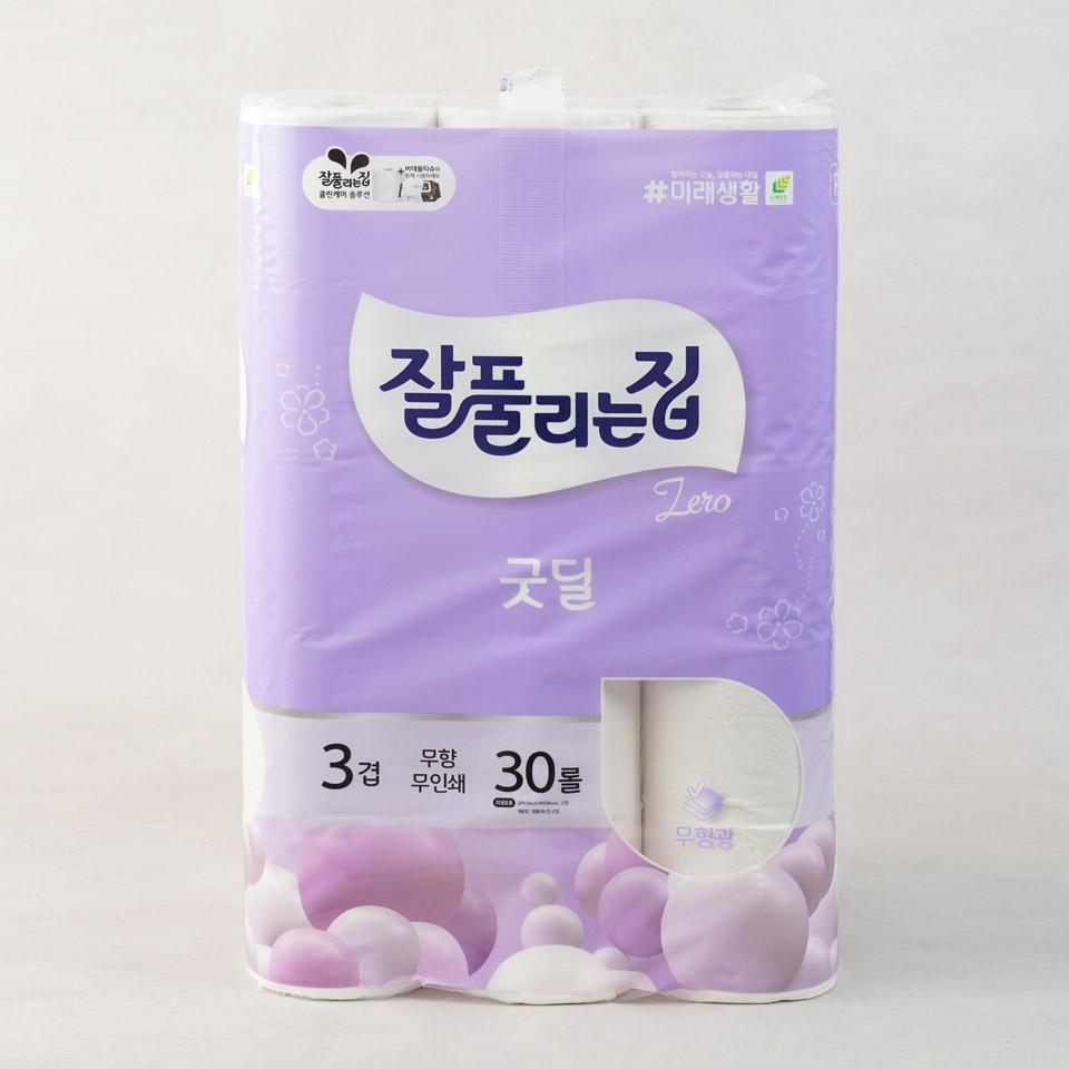 메가마트 미래생활 잘풀리는집 굿딜 화장지 30mX30롤