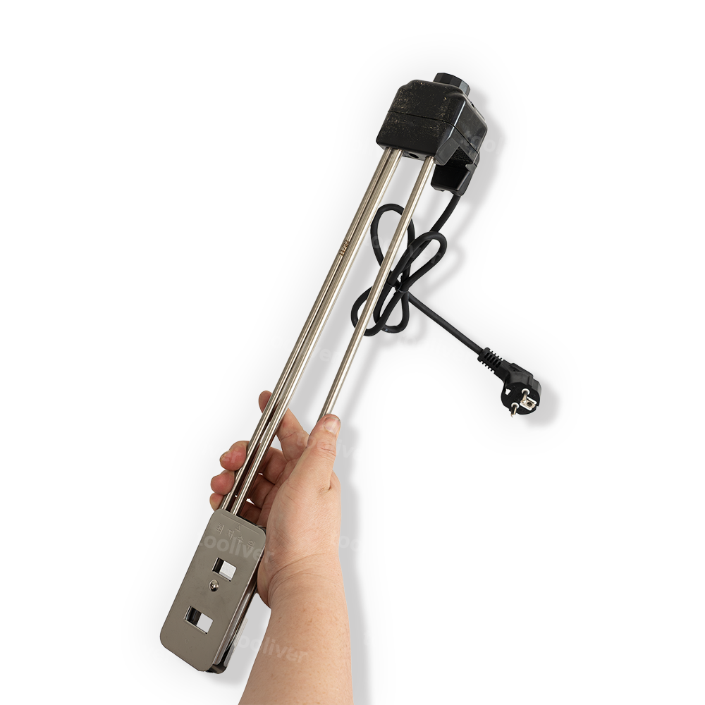 지와트 온수히터 돼지꼬리 전기 온수기 안전캡형 3KW 500mm