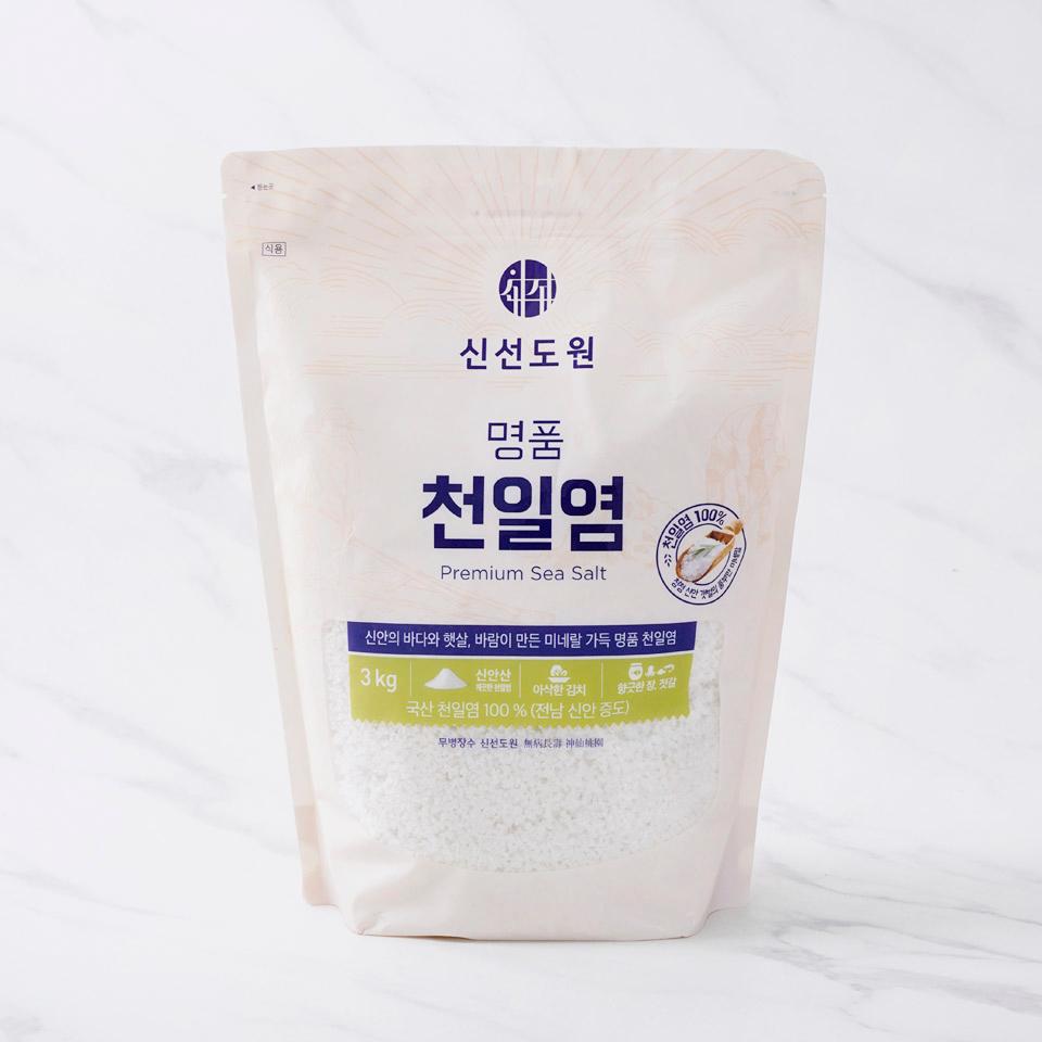 메가마트 신선도원 명품 천일염 3kg - 메인 이미지