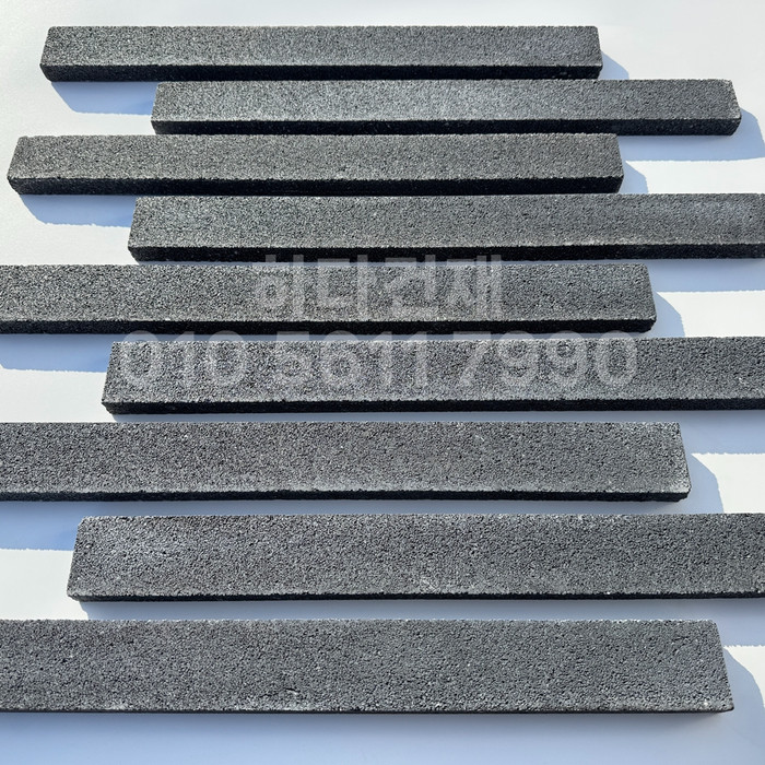 아이브 모노타일 500x50x20T 블랙 / 하다건재 와이드벽돌타일