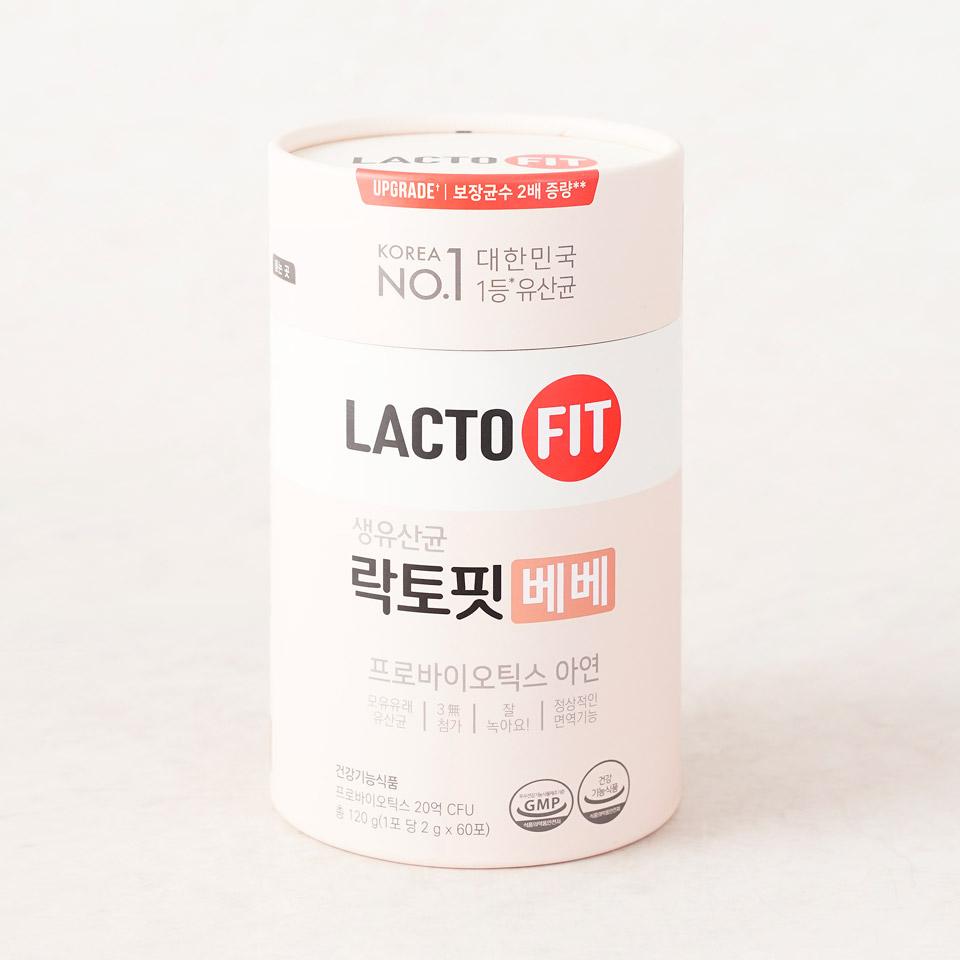 메가마트 종근당건강 락토핏 생유산균 베베  2gx60포(60일분)