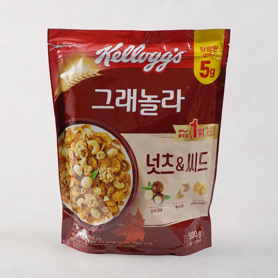 메가마트 농심 넛츠 씨드 그래놀라 500g