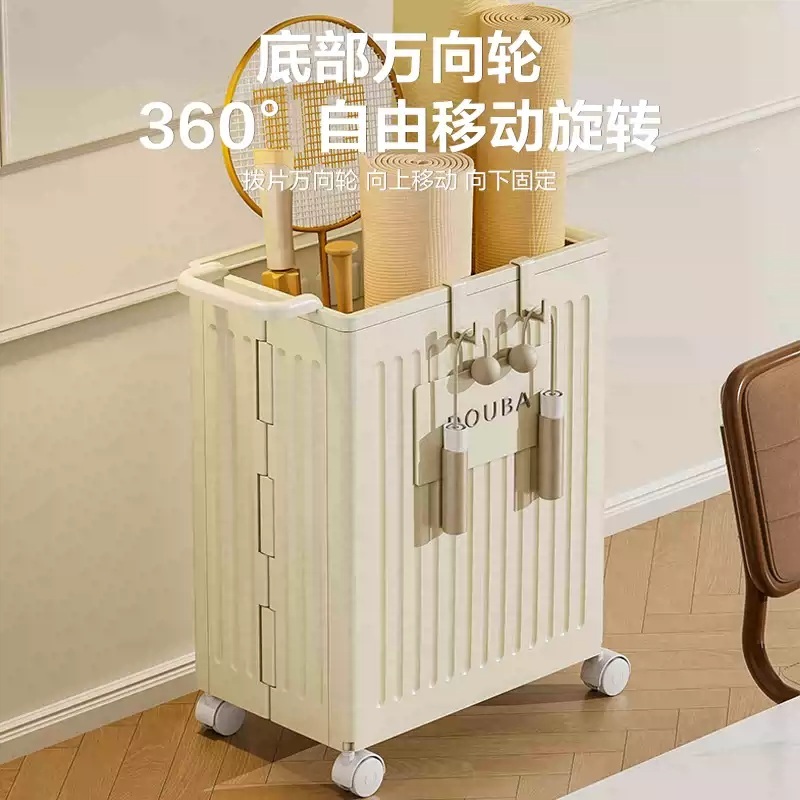 폼롤러보관함 헬스장 수납 운동기구 이동식 보관 매트 정리 선반 필라테스 - 상세 이미지 5
