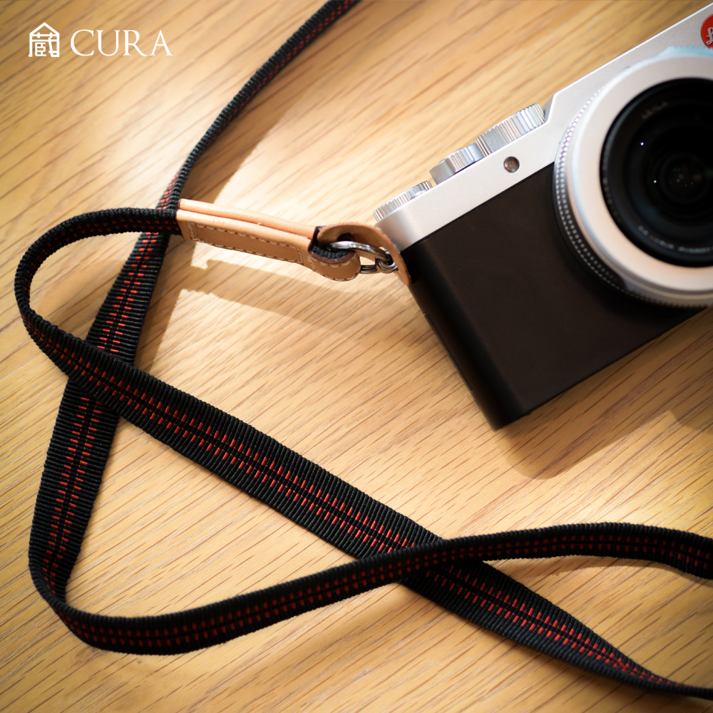 [CURA] 사나다 스트랩 90cm (블랙/레드) / 카메라 넥스트랩 - 상세 이미지 2