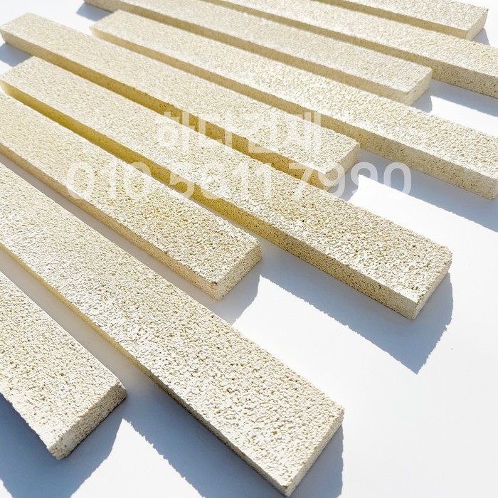 아이브 모노타일 500x50x20T 아이보리 / 하다건재 와이드벽돌타일