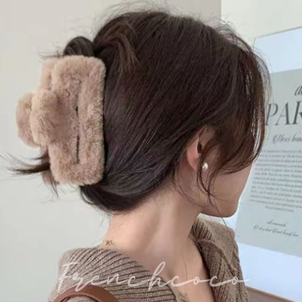 프렌치코코 양털 헤어집게 집게핀 - 상품 이미지