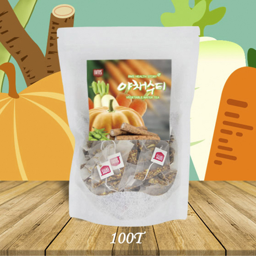 야채수 효능 작두콩 호박 우엉 당근 무우차 오채수 채소수 만들기 100티백