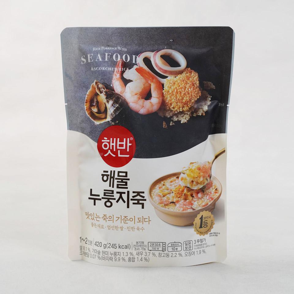 메가마트 CJ 햇반 해물누룽지죽 420g
