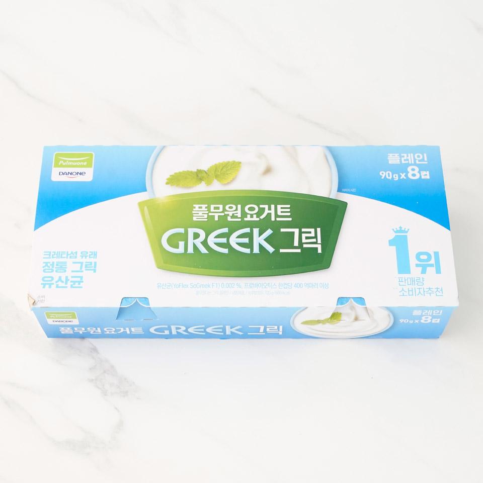 메가마트 풀무원 그릭 플레인 요거트   90gx8 - 상세 이미지 2