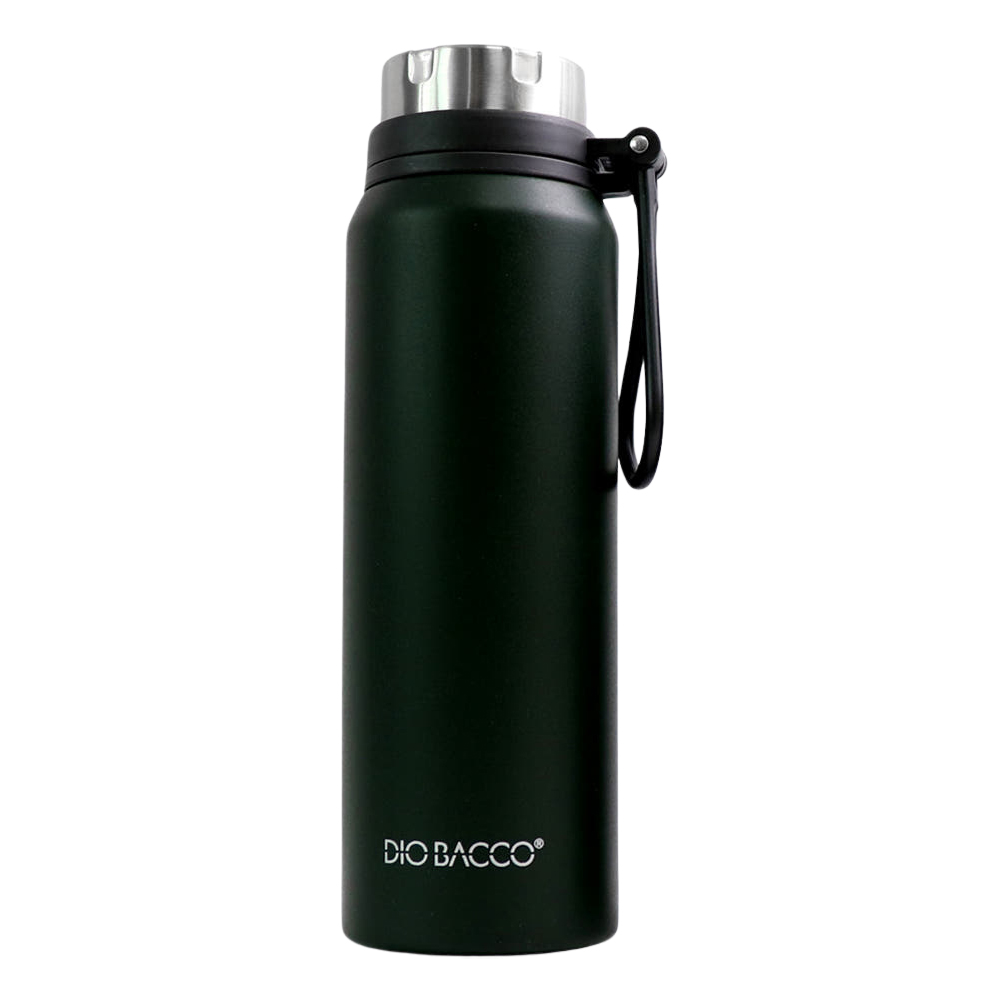 1리터 대용량 보온보냉 스텐 텀블러 군인 군대 안새는 완전밀폐 1100ml, 카키