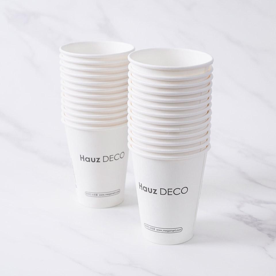 메가마트 하우즈데코 음료용 종이컵 240mlx25P