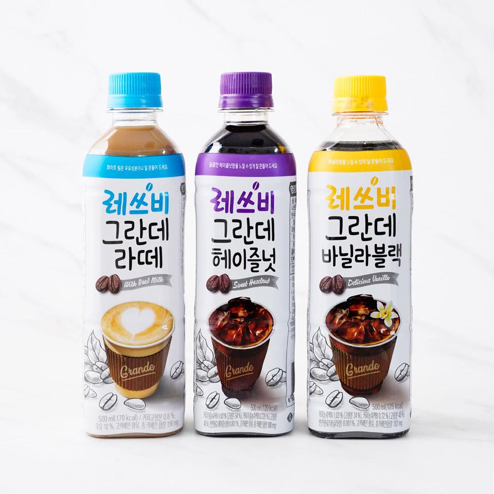 메가마트 롯데칠성 레쓰비 그란데라떼 500ml - 상세 이미지 2