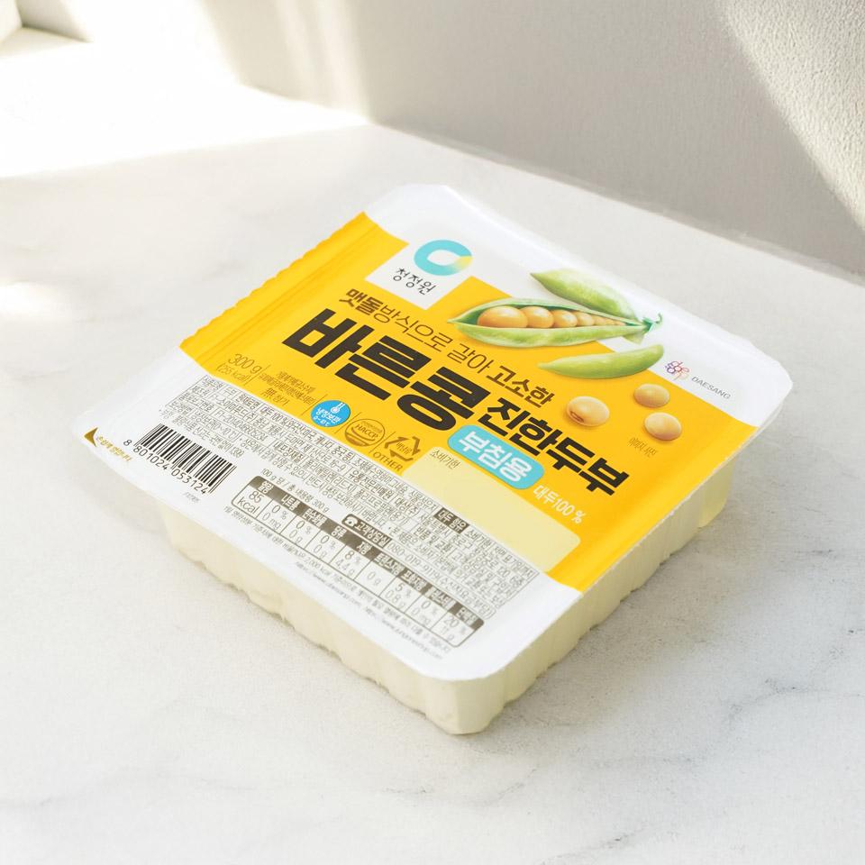 메가마트 대상 종가 바른콩 진한 두부 부침용 300g - 상세 이미지 2