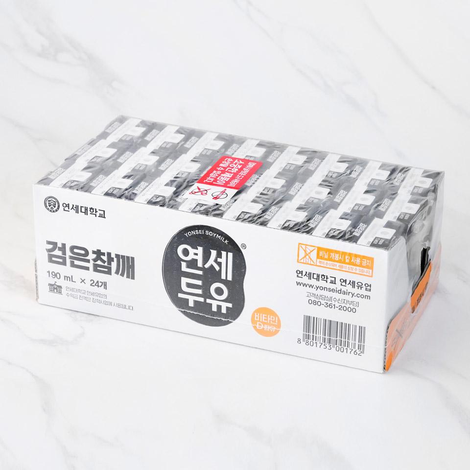 메가마트 연세우유 검은 참깨 두유 190mlx24개 - 상세 이미지 2