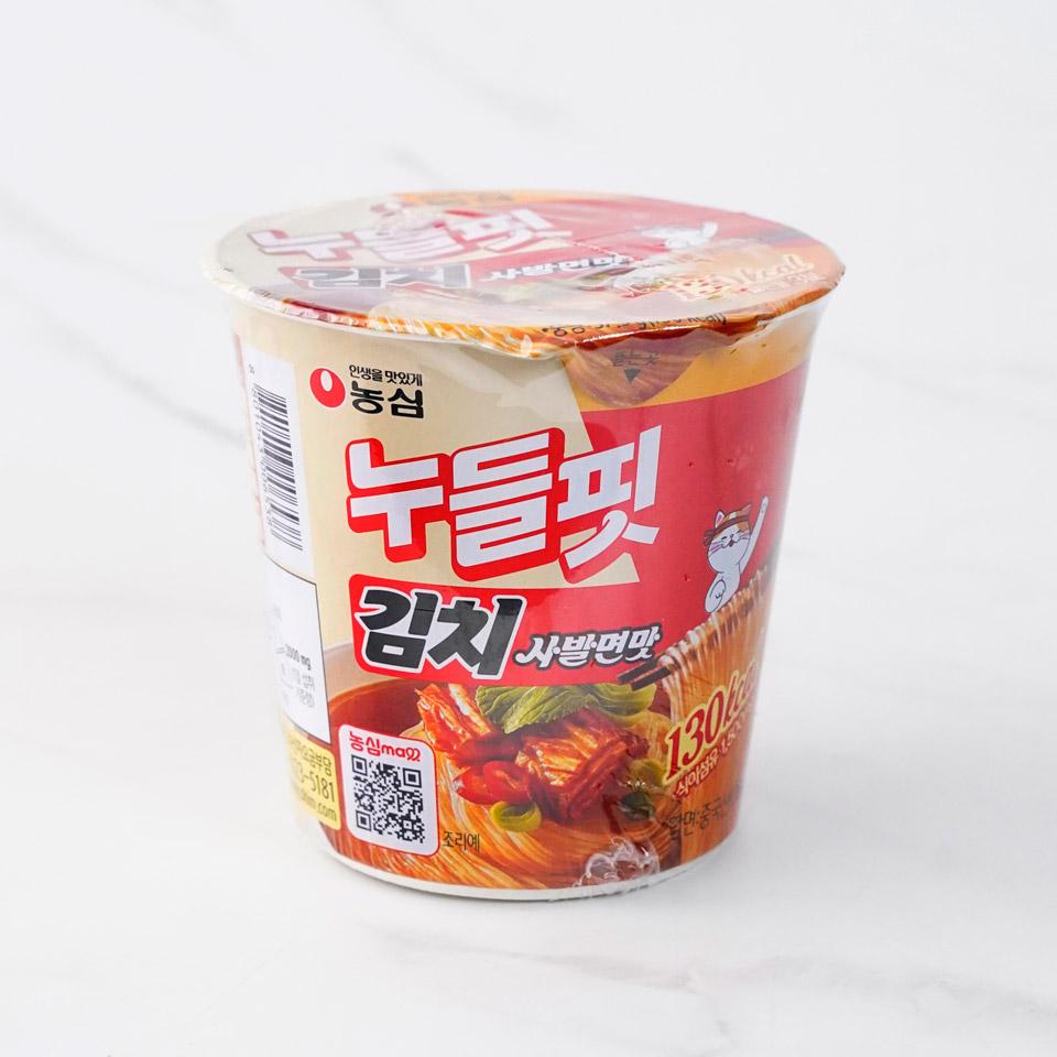 메가마트 농심 누들핏 김치사발면맛 37.5g - 상품 이미지