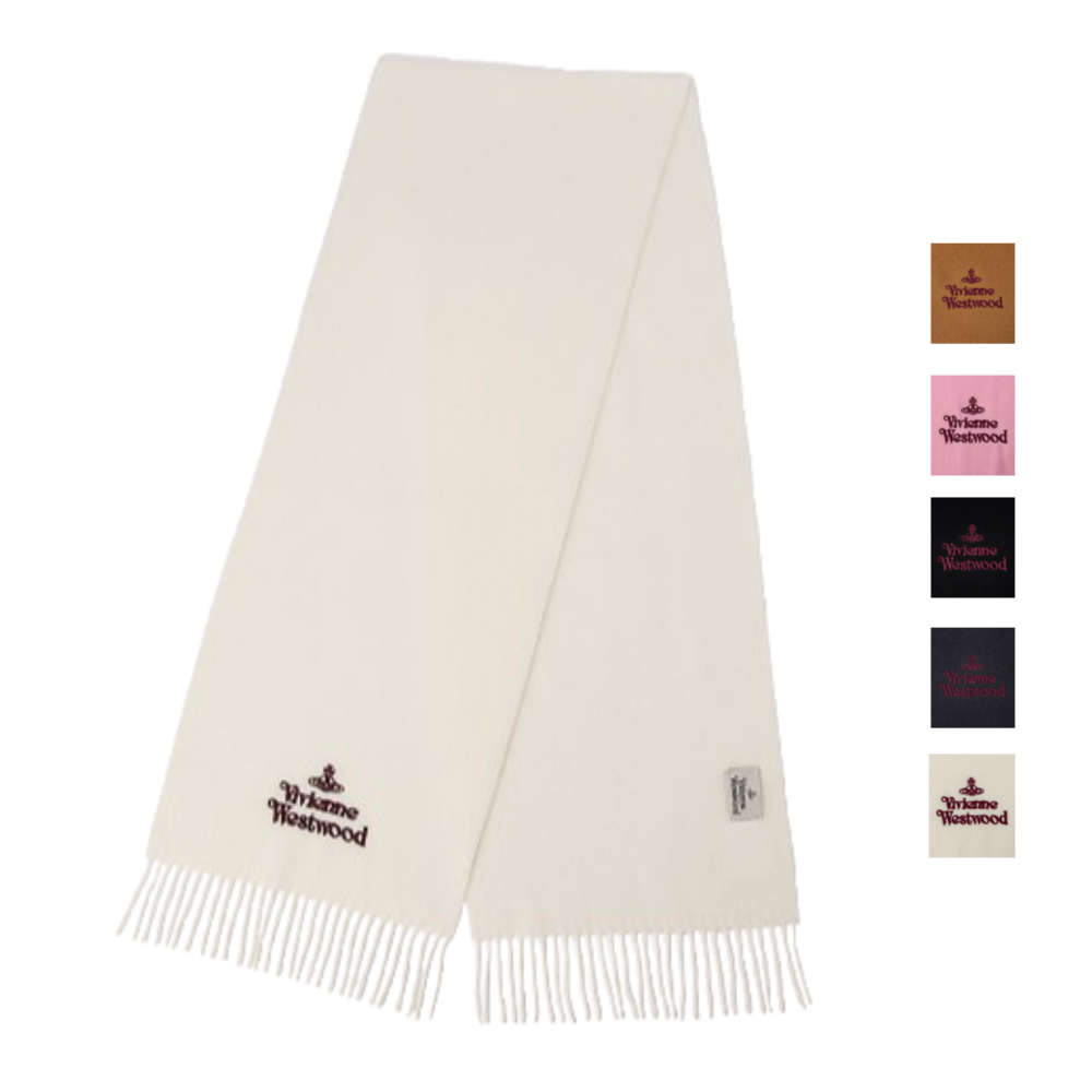 비비안웨스트우드 머플러 EMBROIDERED LOGO 여자 여성 겨울 목도리 506879518 - 상품 이미지