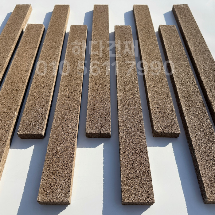 아이브 모노타일 500x50x20T 진브라운 / 하다건재 와이드벽돌타일