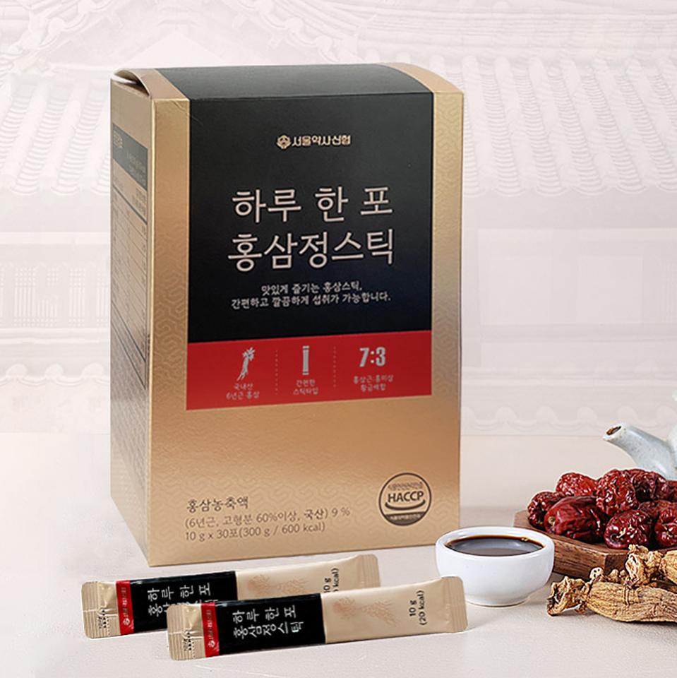 메가마트 서울약사신협 하루한포 홍삼정스틱 10gx30포