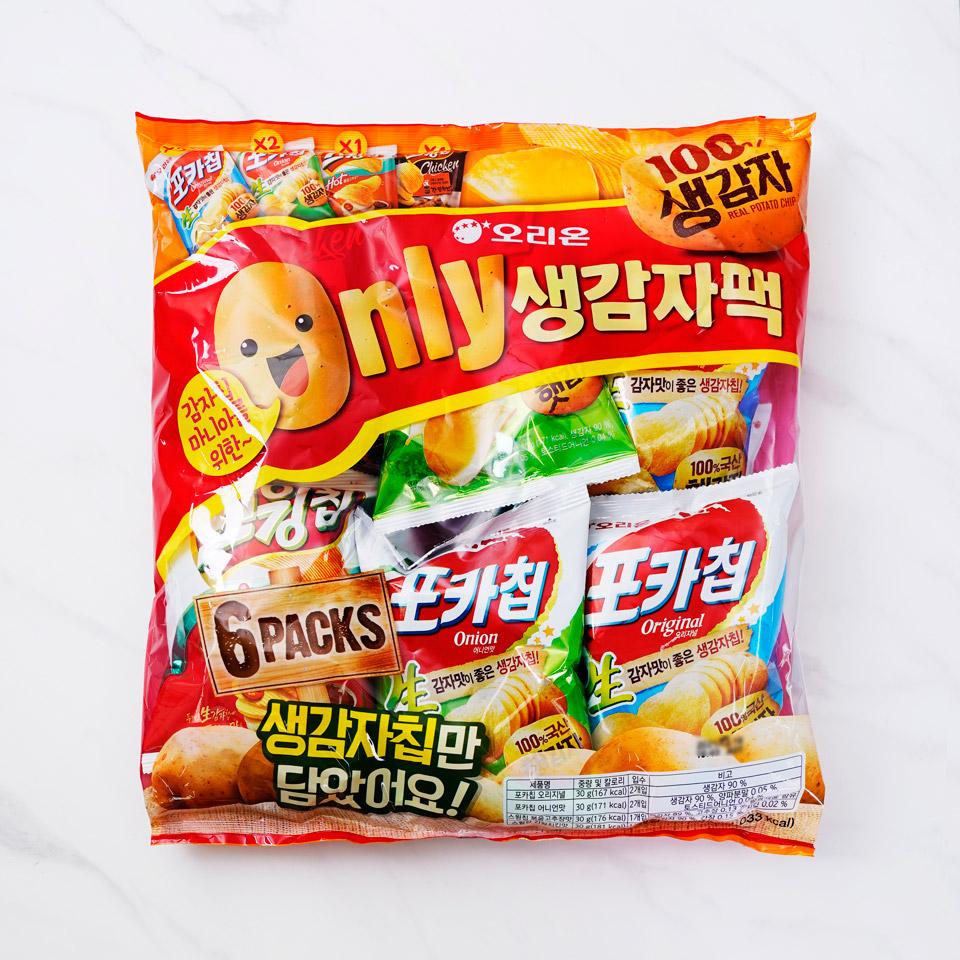 메가마트 오리온 온리 생감자팩 180g - 메인 이미지