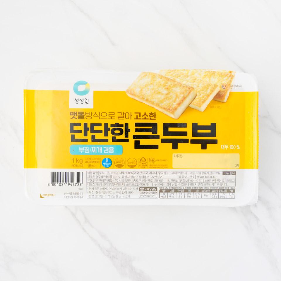 메가마트 대상 청정원 단단한 큰두부 1kg - 상품 이미지