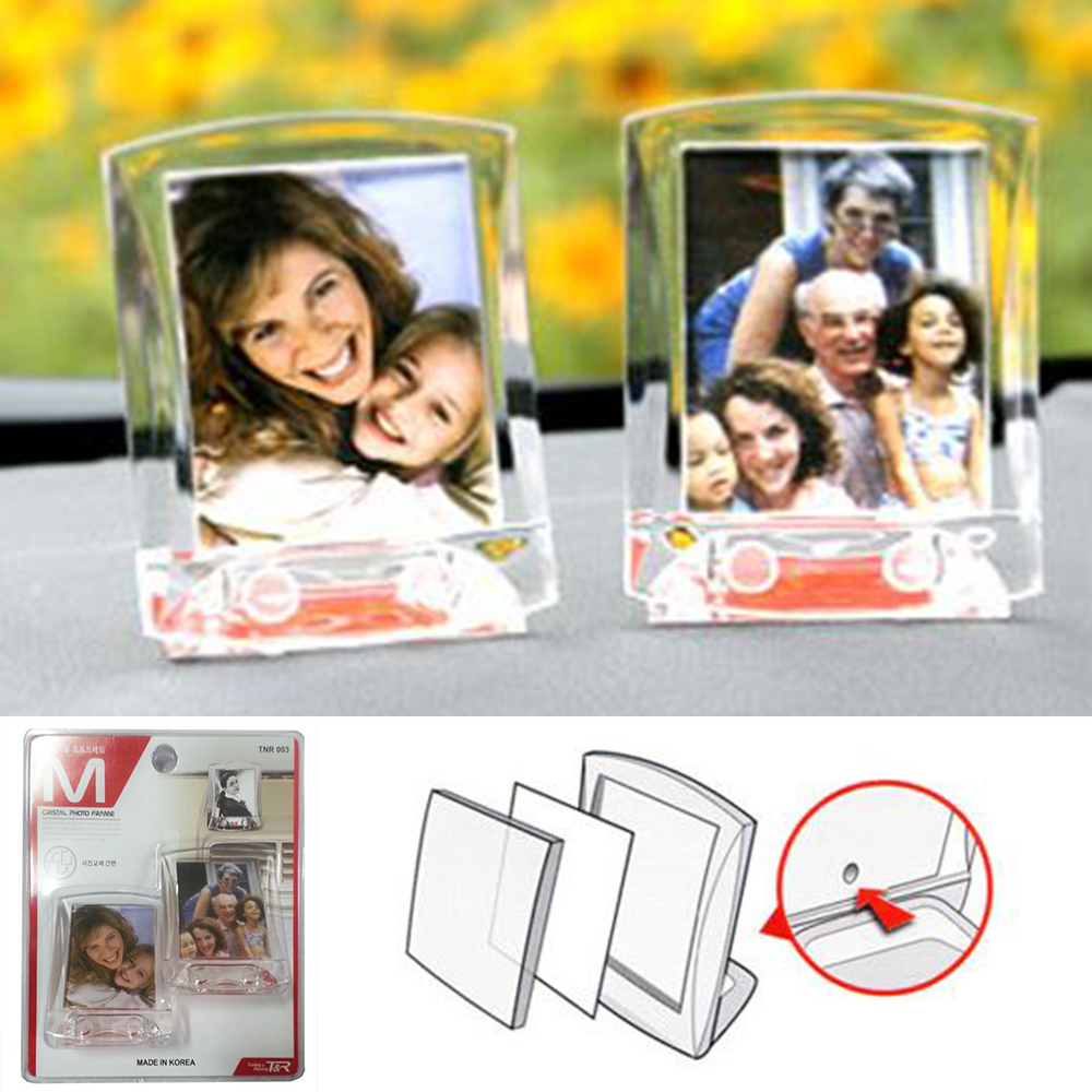 대쉬보드 포토 앨범 차량용 고정 사진걸이 자동차 폴라로이드 액자