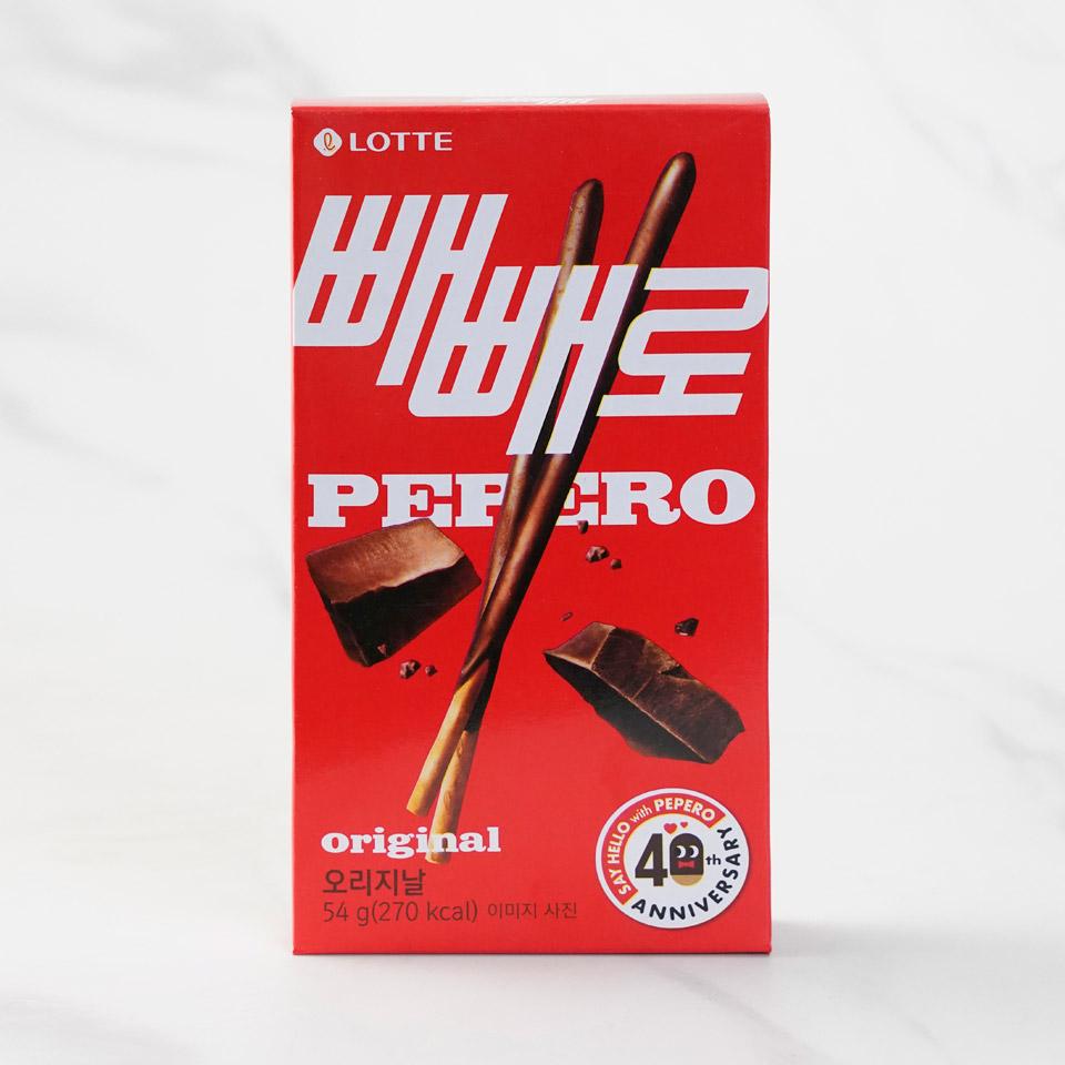 메가마트 롯데웰푸드 빼빼로 초코 오리지널 54g - 상품 이미지