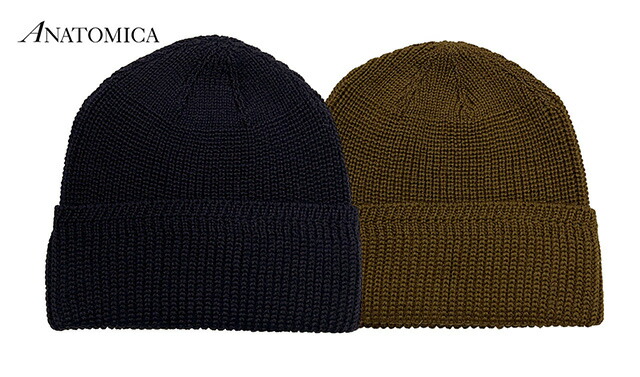 아나토미카 KNF WATCH CAP 와치 캡 울 니트 비니 모자 2컬러 - 상세 이미지 2