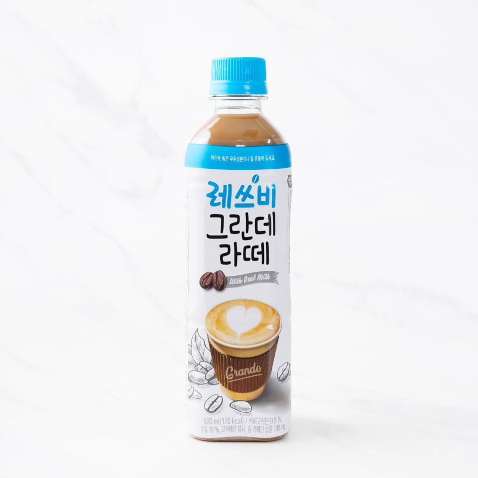 메가마트 롯데칠성 레쓰비 그란데라떼 500ml - 상품 이미지