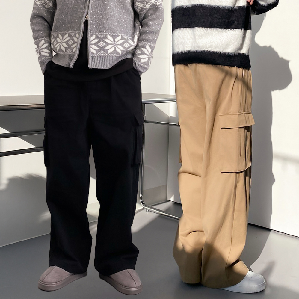 1+1 아메카지 벌룬팬츠 건빵바지 워크팬츠 - 상세 이미지 3