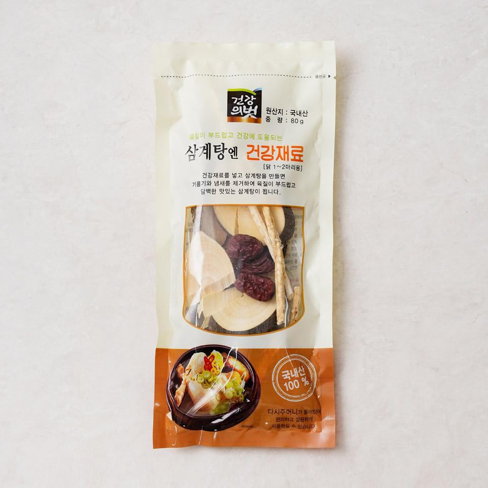 메가마트 건강의벗 삼계탕엔 건강재료 80g : 메가마트 동래점