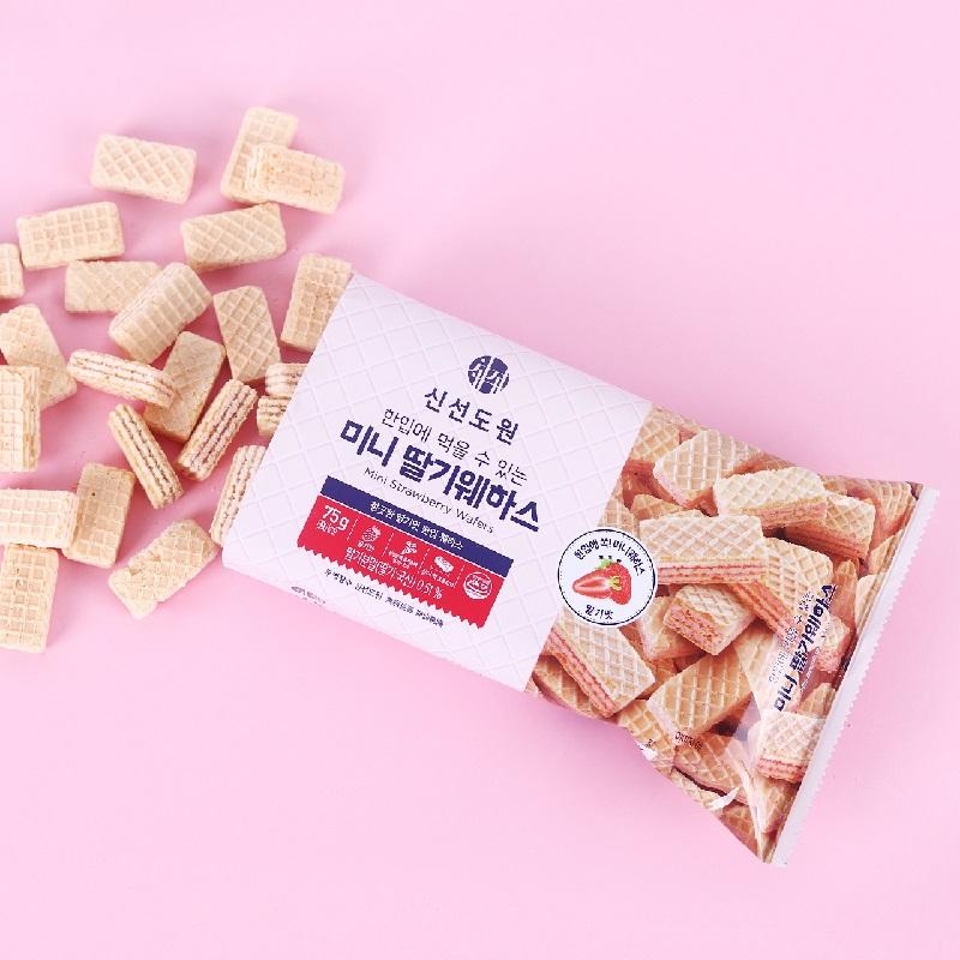 메가마트 신선도원 딸기웨하스 75g - 메인 이미지