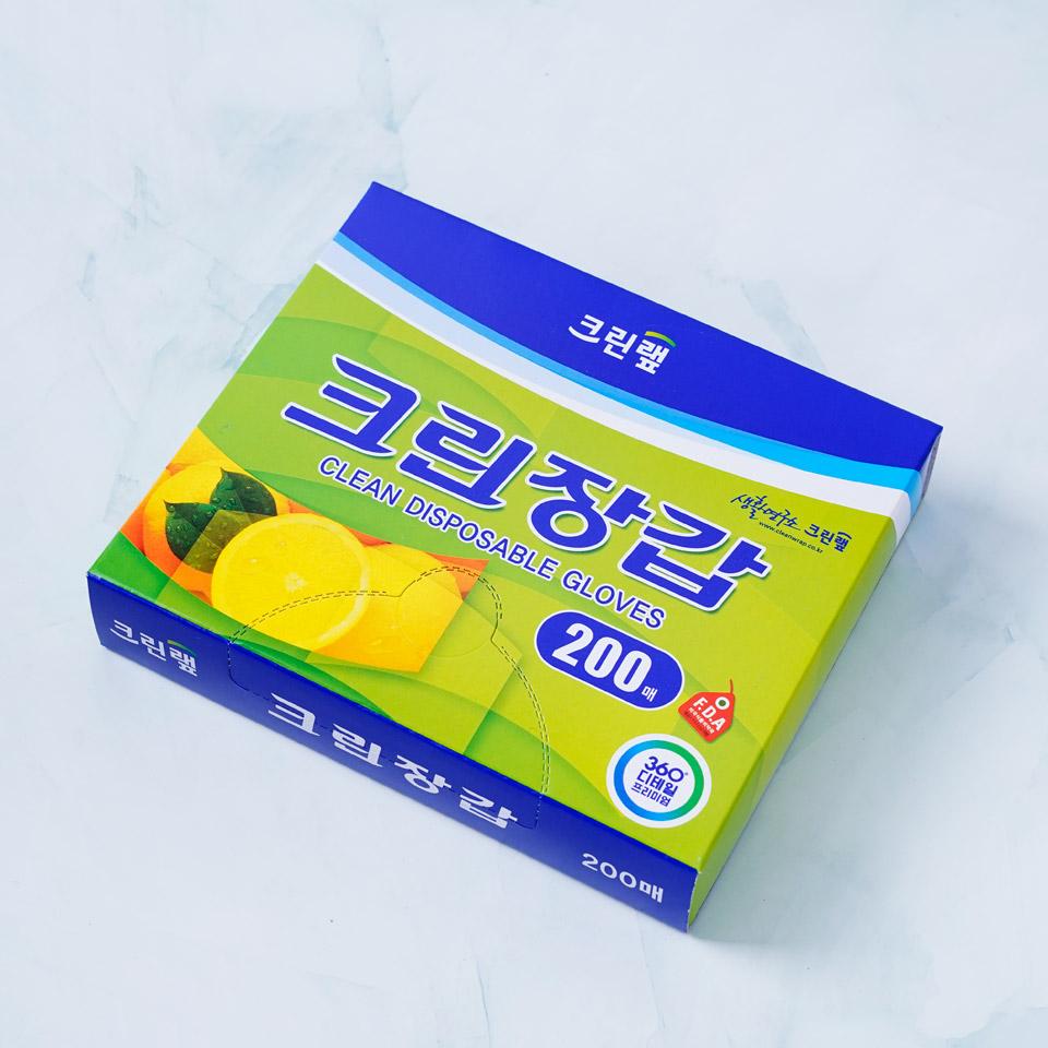 메가마트 크린랩 크린장갑 200매 - 상세 이미지 2