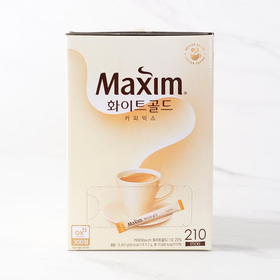 메가마트 동서 맥심 화이트골드 커피믹스 11.7gx210개