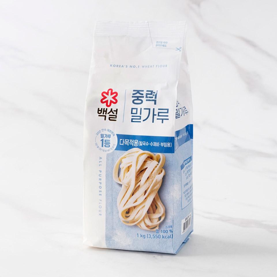 메가마트 CJ 백설 중력 밀가루 1kg - 상세 이미지 2