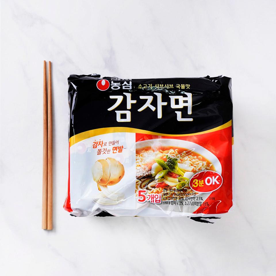 메가마트 농심 감자면 117gx5개 - 메인 이미지